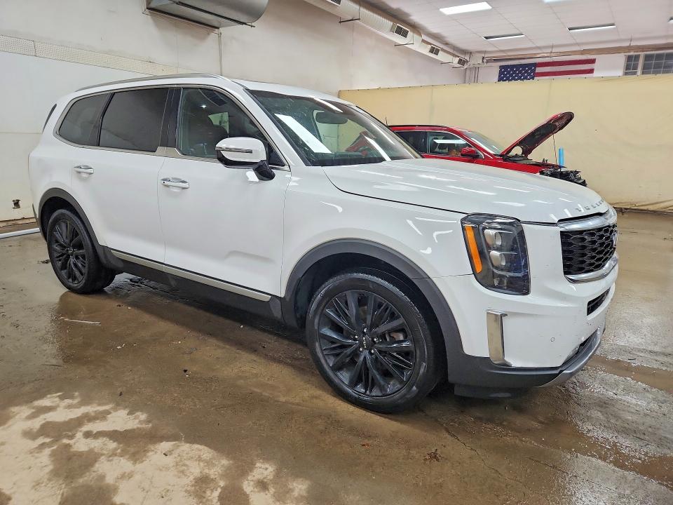 2022 Kia Telluride VIN 5XYP5DHC5NG204851 COPART salvage auction — FRONT END, Mi - Certificate Of Title, sold $1,600 on 2026-07-29 (photo 4)
