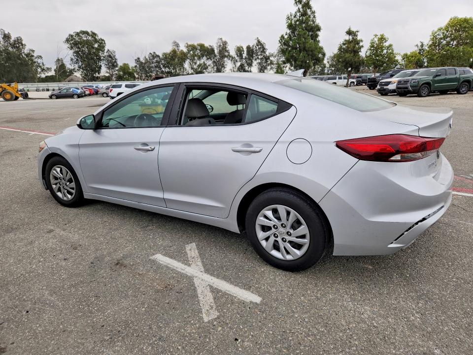 2017 Hyundai Elantra VIN KMHD74LF4HU355001 COPART salvage auction — UNDERCARRIAGE, Ca - Salvage Certificate, sold $1,150 on 2026-07-02 (photo 2)