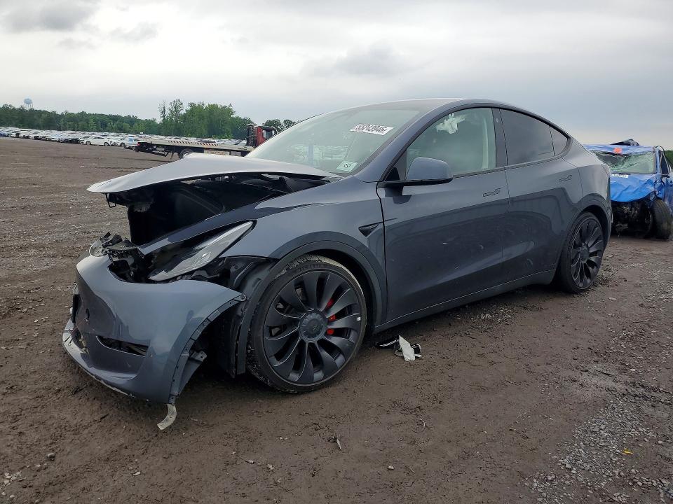 2023 Tesla VIN 7SAYGDEF0PF711991 COPART salvage auction — FRONT END, Va - Cert Of Title - Salvage, sold $6,700 on 2026-07-08 (photo 1)