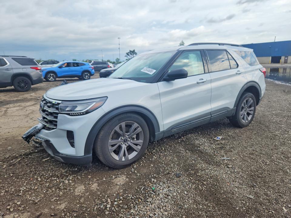 2026 Ford Explorer VIN 1FMUK8DH8TGA18196 COPART salvage auction — FRONT END, MI - CERT OF TITLE-SALVAGE VEHICLE, sold $11,200 on 2026-07-28 (photo 1)
