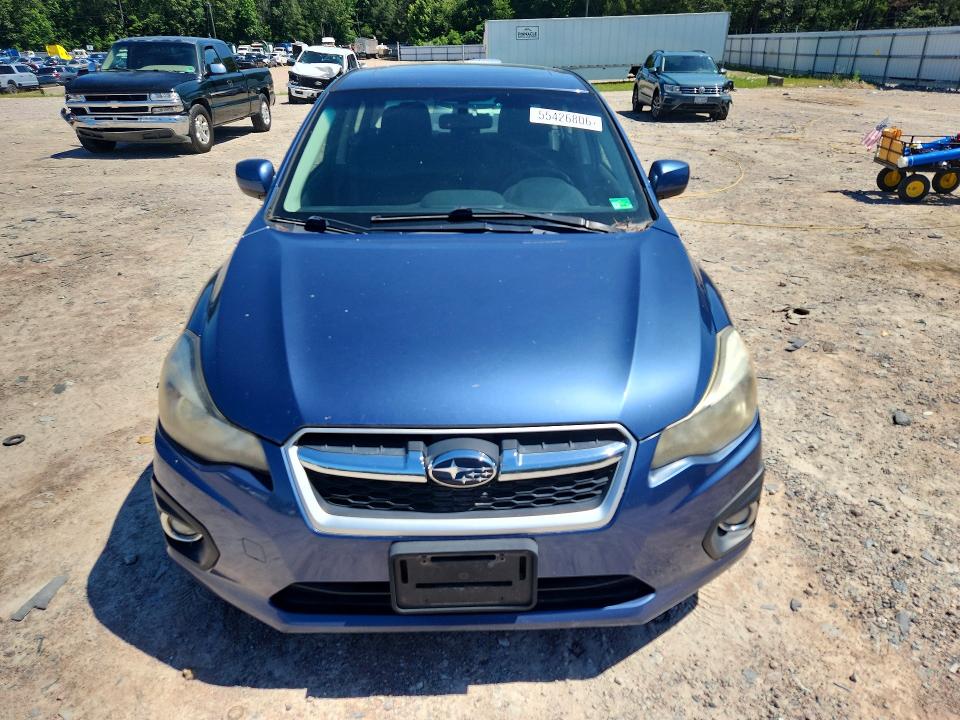 2013 Subaru Impreza VIN JF1GJAD6XDH017157 COPART salvage auction — SIDE, Va - Cert Of Title - Salvage, sold $850 on 2026-07-13 (photo 5)
