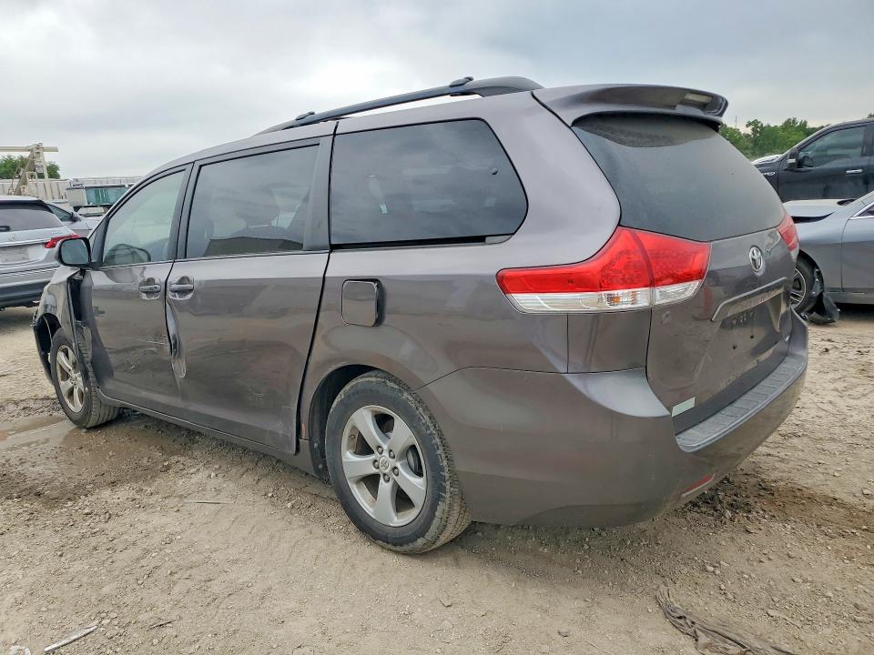 2011 Toyota Sienna VIN 5TDKK3DC1BS003045 COPART salvage auction — FRONT END, MO - SALVAGE CERTIFICATE OF TITLE, sold $1,550 on 2026-07-02 (photo 2)