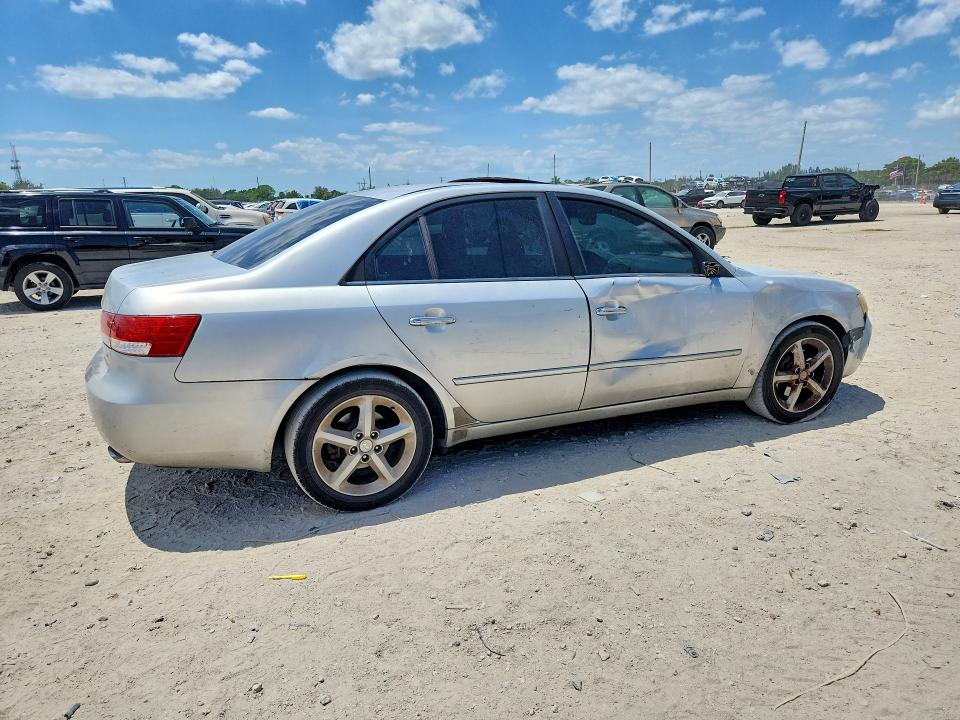 2006 Hyundai Sonata VIN 5NPEU46F46H002391 COPART salvage auction — FRONT END, Fl - Cert Of Title Slvg Rebuildable, sold $375 on 2026-07-28 (photo 3)