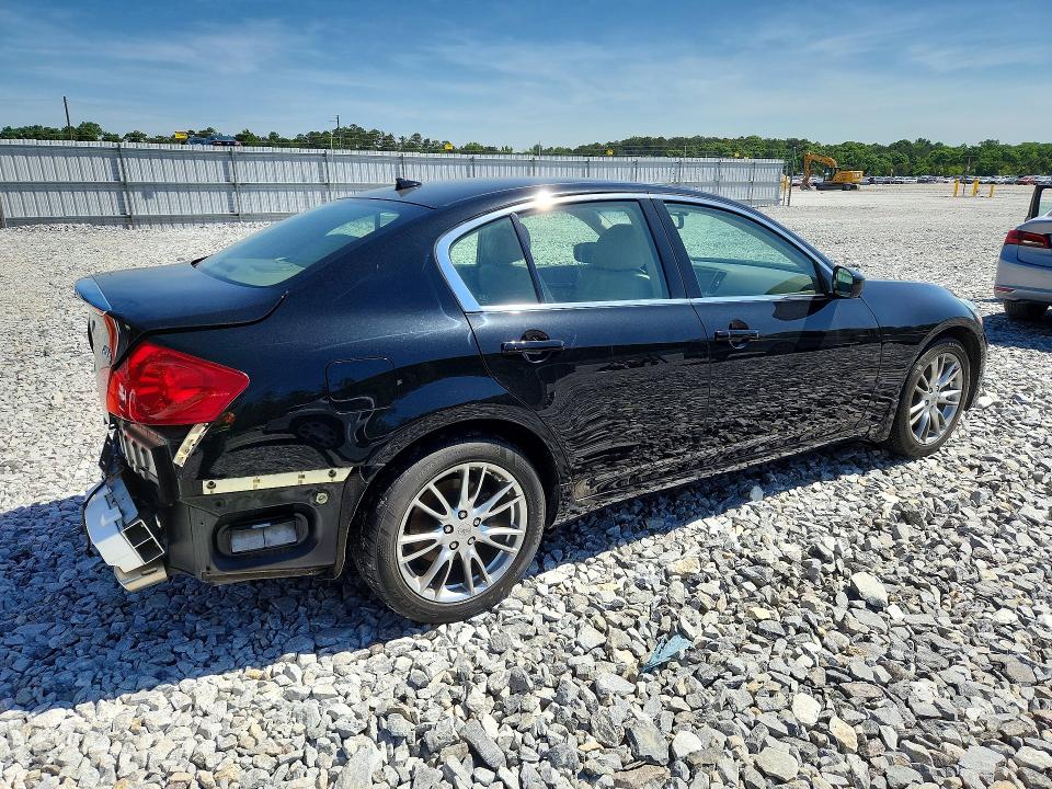 2012 Infiniti G VIN JN1CV6AR4CM972926 COPART salvage auction — REAR END, Ga - Cert Of Title-Salvage, sold $4,050 on 2026-07-28 (photo 3)
