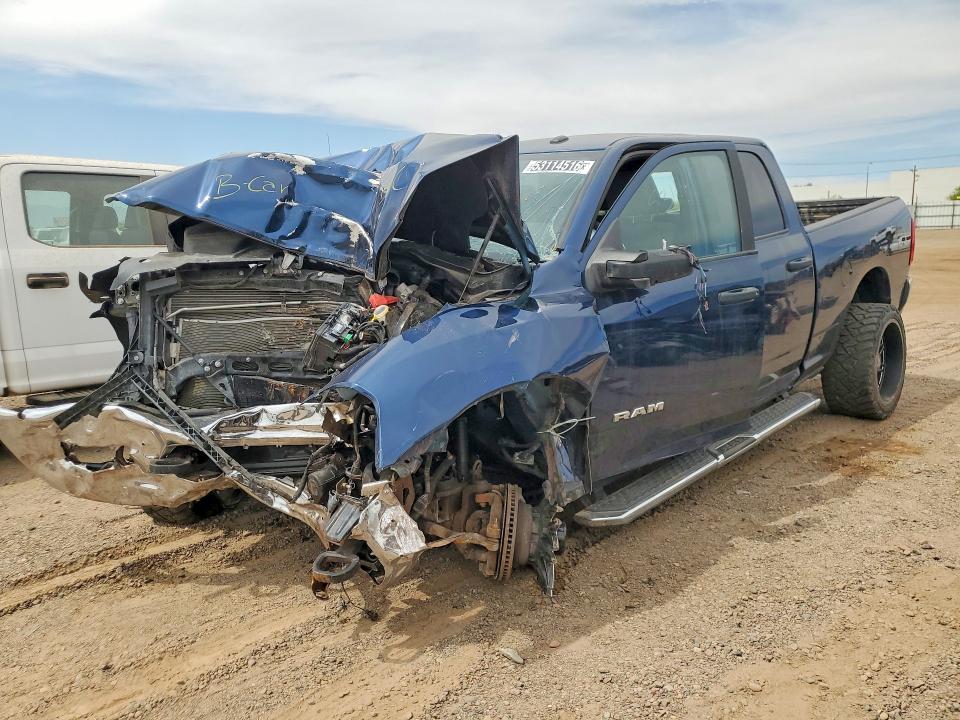 2024 Ram 2500 VIN 3C6UR5DJXRG373327 COPART salvage auction — FRAME DAMAGE, Az - Certificate Of Title, sold $1,000 on 2026-07-30 (photo 1)