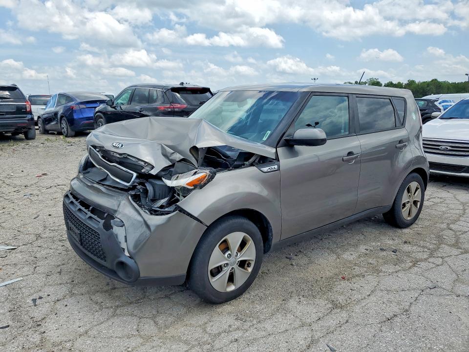 2016 Kia VIN KNDJN2A20G7351736 COPART salvage auction — FRONT END, In - Cert Of Title-Salvage Title, sold $225 on 2026-07-21 (photo 1)