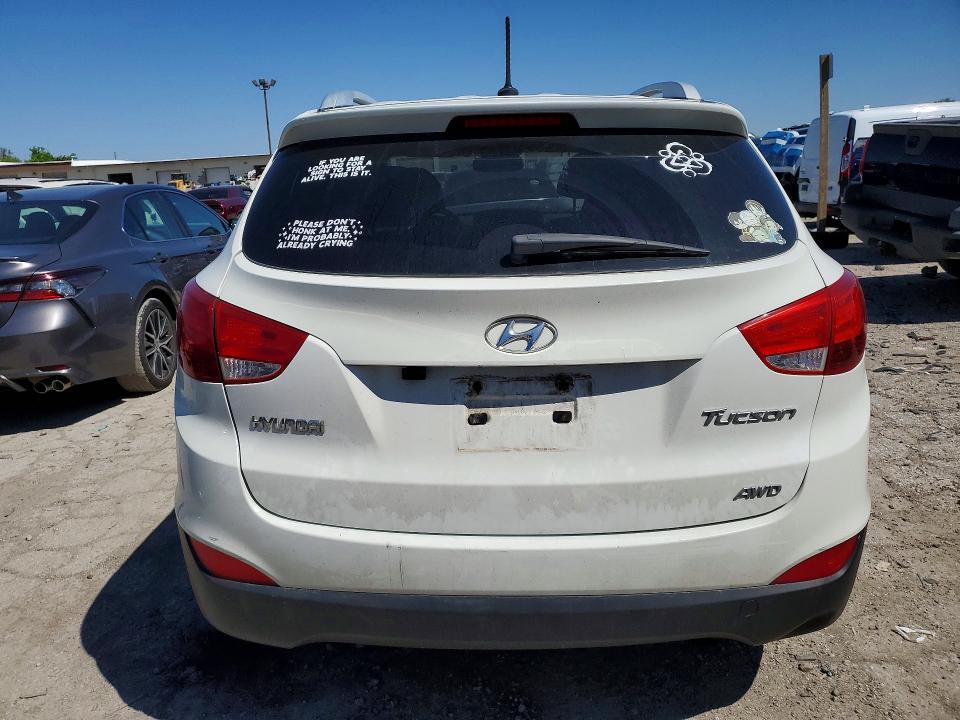 2013 Hyundai VIN KM8JUCAC2DU643883 COPART salvage auction — FRONT END, IN - CERT OF TITLE-SALVAGE TITLE, sold $675 on 2026-07-31 (photo 6)