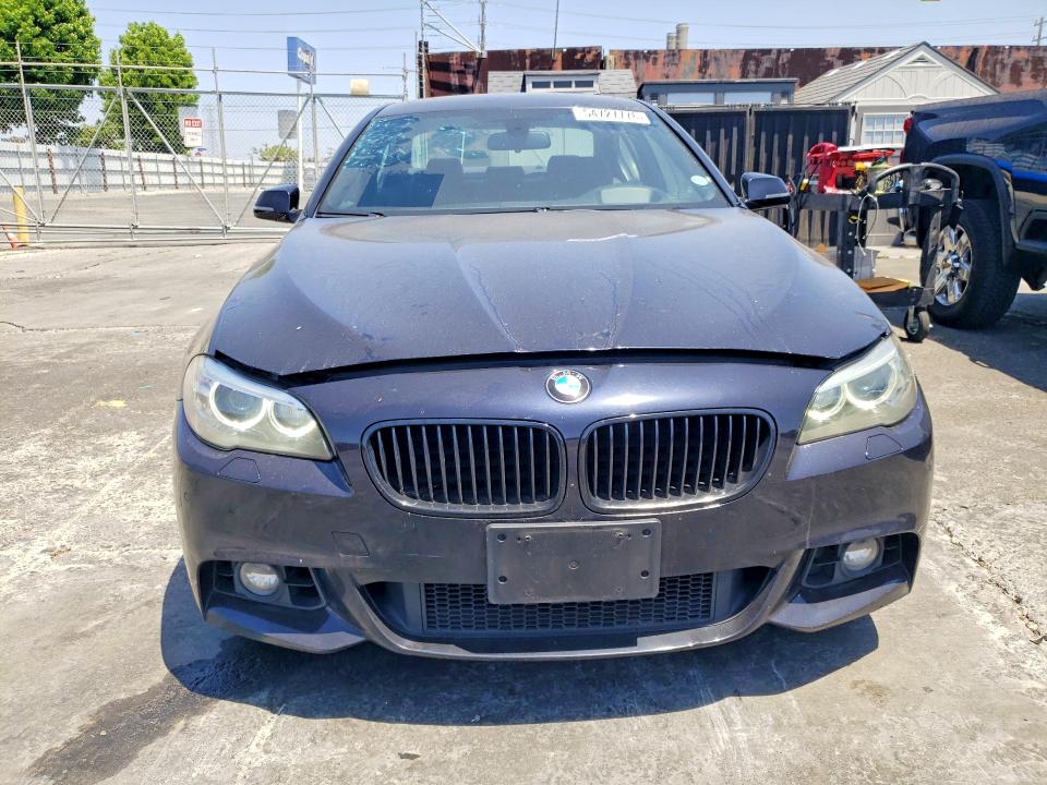 2015 BMW 5er VIN WBA5B3C5XFD546800 COPART salvage auction — REAR END, Ca - Salvage Certificate, sold $3,500 on 2026-07-10 (photo 5)