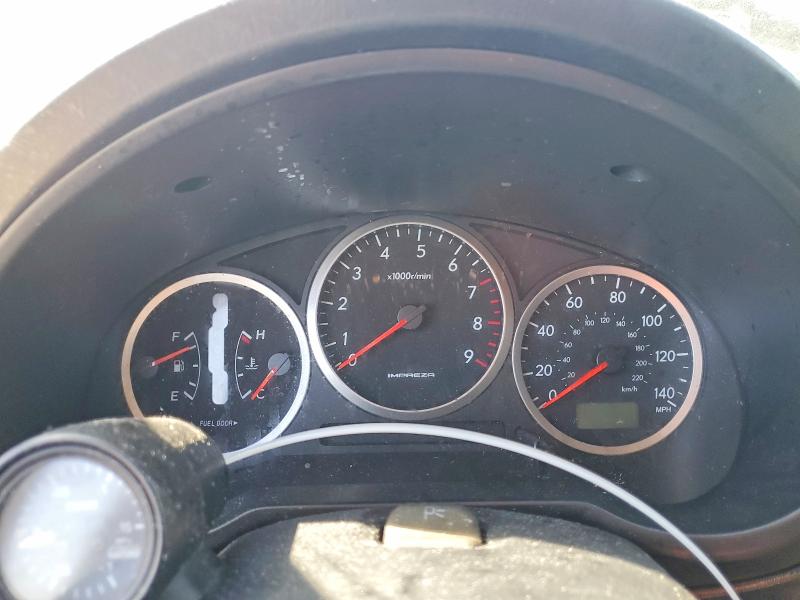 2004 Subaru Impreza VIN JF1GD29604H521609 COPART salvage auction — FRONT END, Ca - Salvage Certificate, sold $200 on 2026-07-07 (photo 9)
