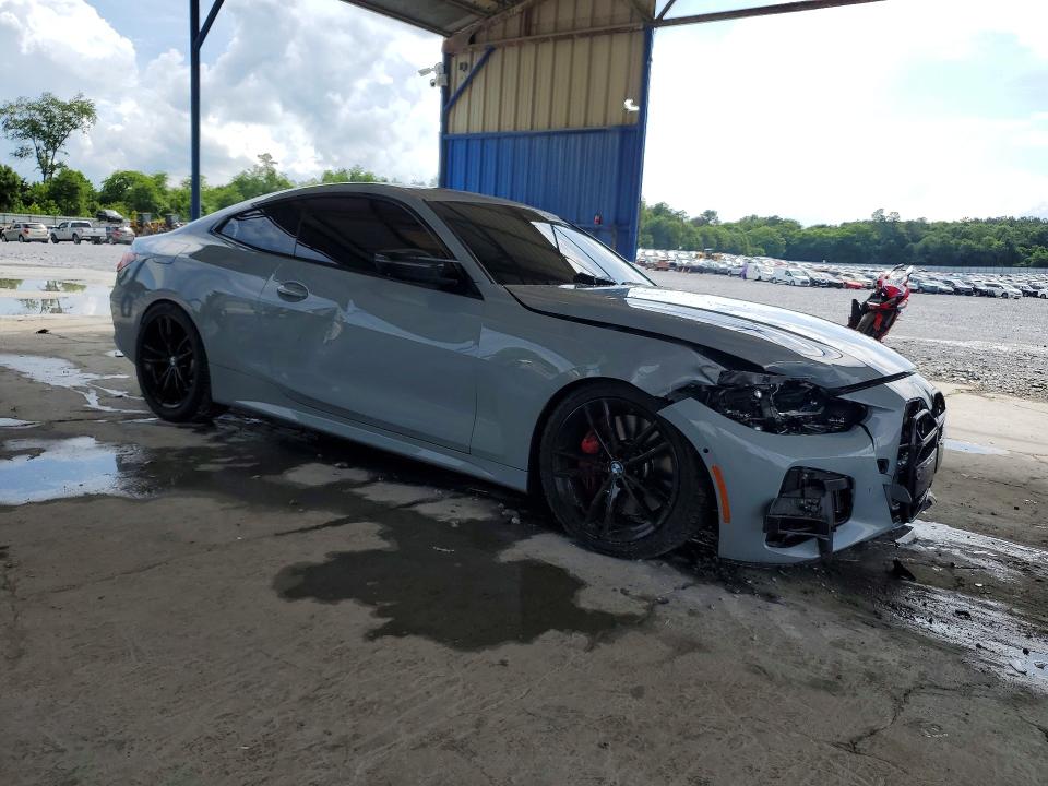 2022 BMW M4 VIN WBA83AP09NCH68927 COPART salvage auction — FRONT END, Fl - Cert Of Title Slvg Rebuildable, sold $12,100 on 2026-07-30 (photo 4)