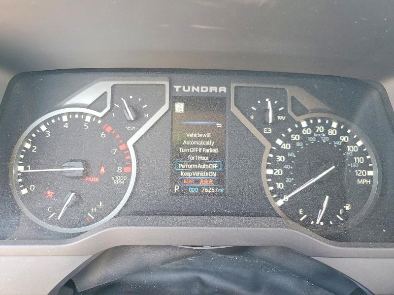 2022 Toyota VIN 5TFLA5DB9NX048467 COPART salvage auction — FRONT END, Tx - Salvage Vehicle Title, sold $13,700 on 2026-07-02 (photo 9)