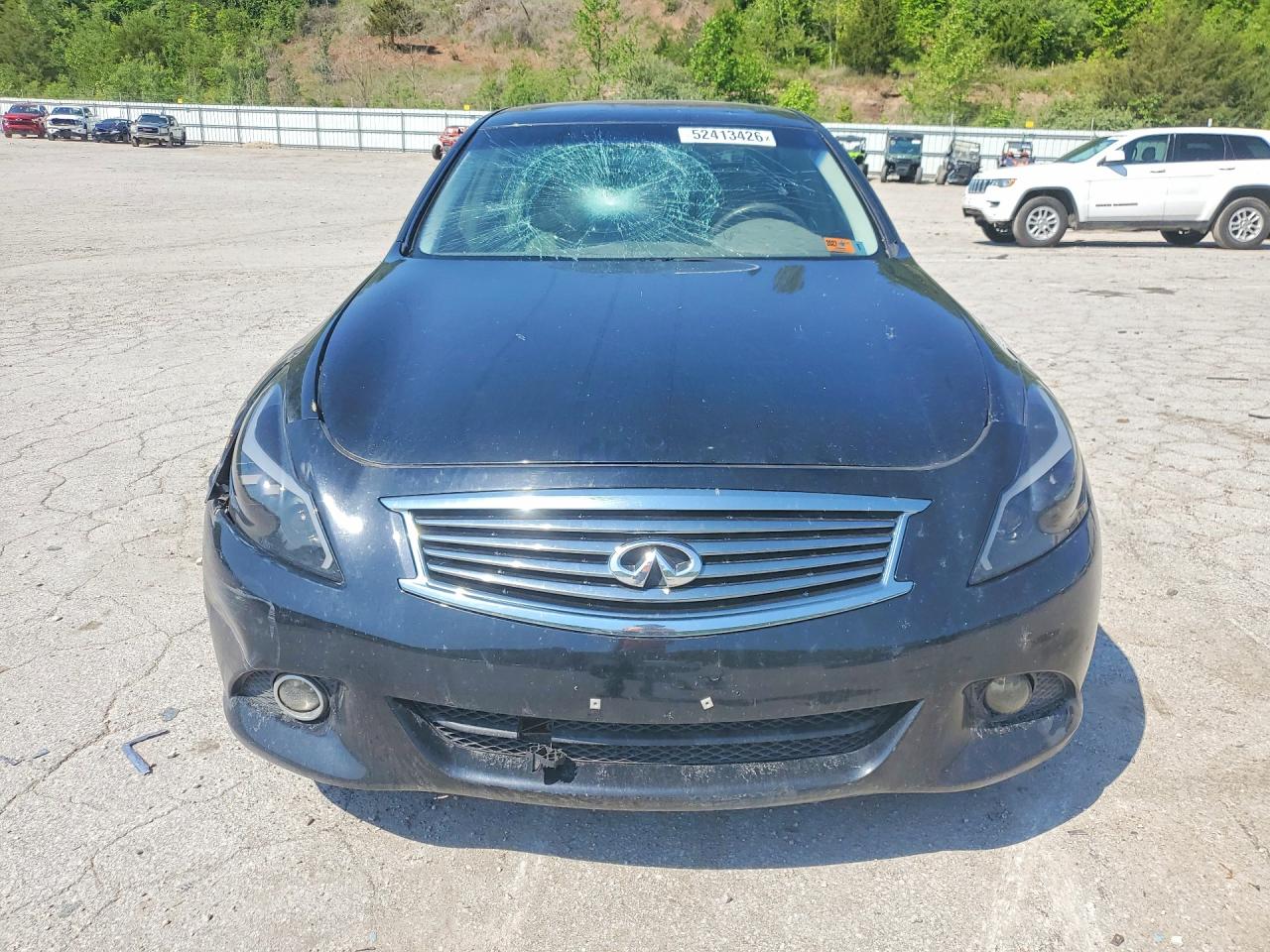 2013 Infiniti G VIN JN1CV6ARXDM750604 COPART salvage auction — Rear End, WV - SALVAGE CERTIFICATE, sold $1,850 on 2026-05-28 (photo 5)