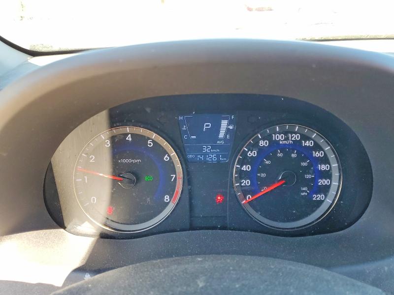 2013 Hyundai Accent VIN KMHCT4AE9DU511397 COPART salvage auction — FRONT END, On - Permit Salvage, sold $300 on 2026-07-14 (photo 9)