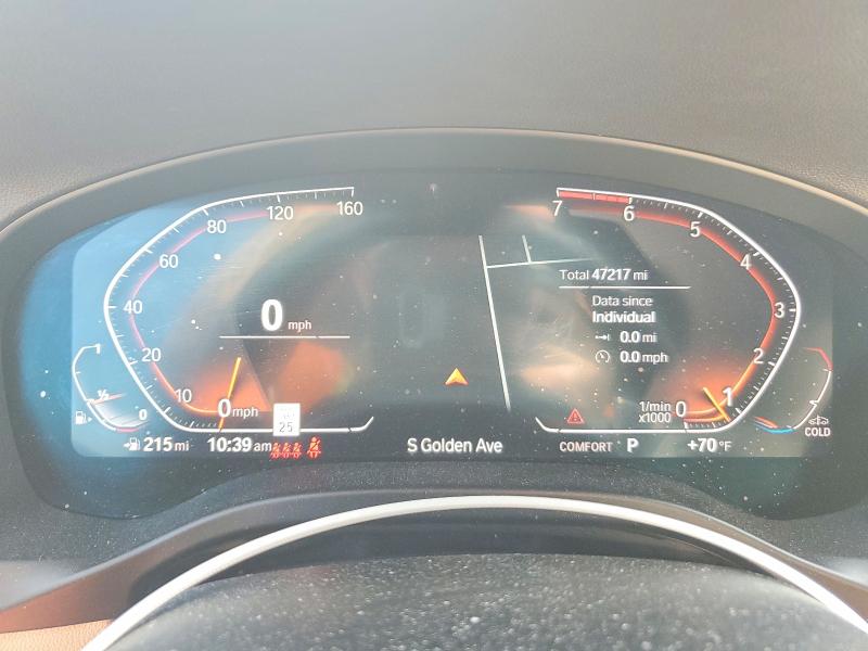 2022 BMW VIN 5UX53DP04N9J42010 COPART salvage auction — HAIL, MO - SALVAGE CERTIFICATE OF TITLE, sold $18,600 on 2026-07-13 (photo 9)