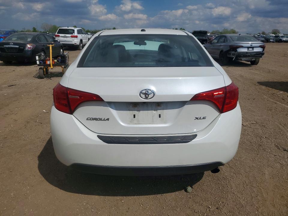 2017 Toyota Corolla VIN 5YFBURHE9HP650688 COPART salvage auction — FRONT END, IL - SALVAGE CERTIFICATE, sold $625 on 2026-07-28 (photo 6)