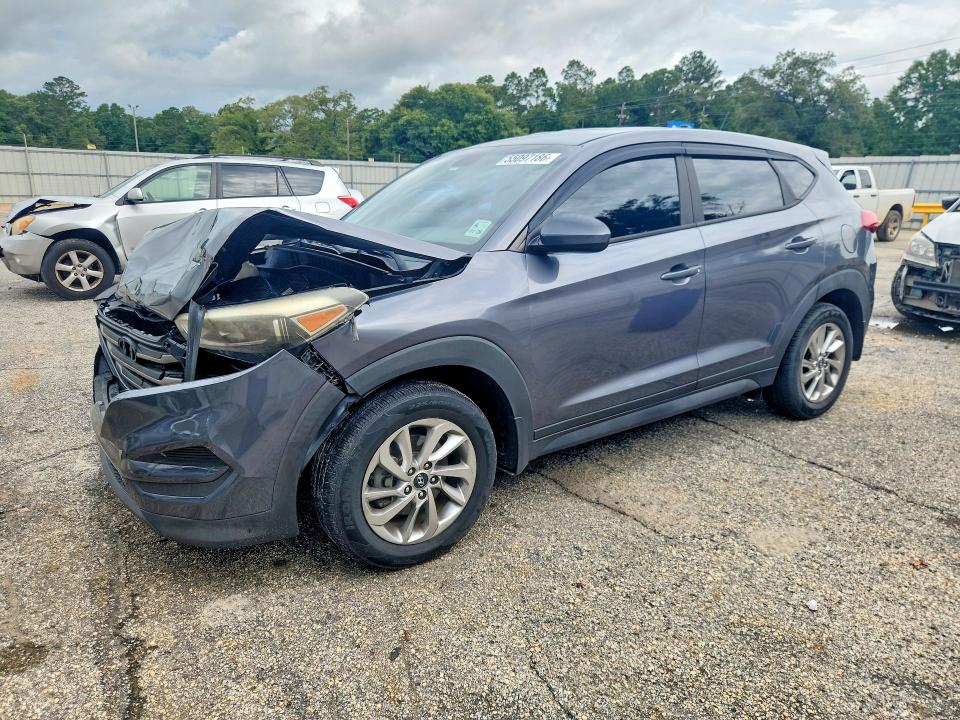 2016 Hyundai VIN KM8J23A44GU187324 COPART salvage auction — FRONT END, ID - SALVAGE CERTIFICATE OF TITLE, sold $1,700 on 2026-07-27 (photo 1)