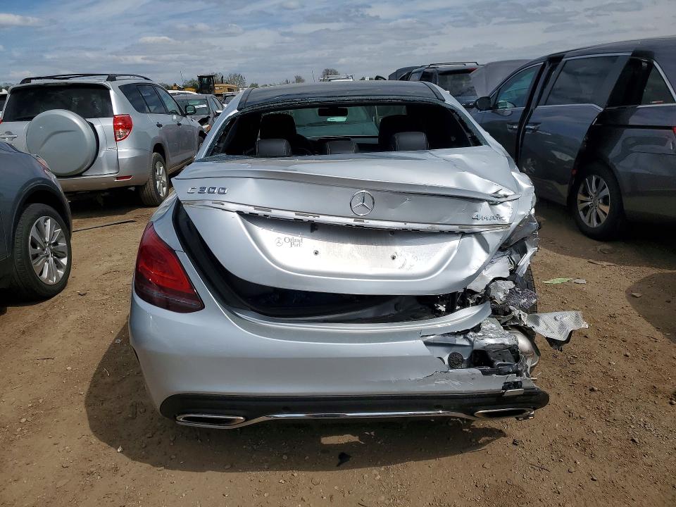 2021 Mercedes-benz C-klasse VIN W1KWF8EB3MR628918 COPART salvage auction — REAR END, Il - Salvage Certificate, sold $8,000 on 2026-07-28 (photo 6)