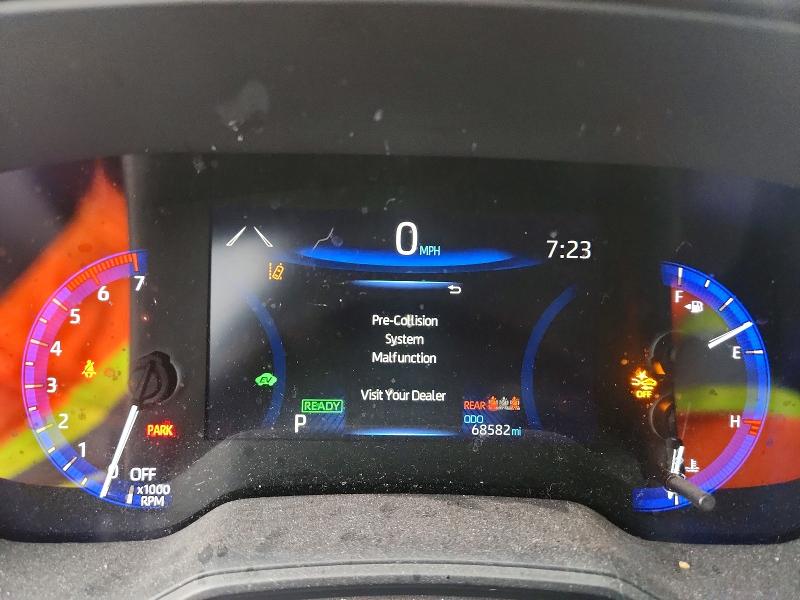 2022 Toyota Corolla VIN JTDEAMDE6NJ061242 COPART salvage auction — FRONT END, TX - CERTIFICATE OF TITLE, sold $5,200 on 2026-07-23 (photo 9)