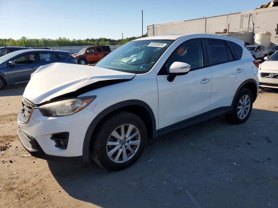 2016 Mazda Cx-5 VIN JM3KE4CY1G0607593 COPART salvage auction — FRONT END, Va - Cert Of Title - Salvage, sold $3,300 on 2026-07-22 (photo 1)