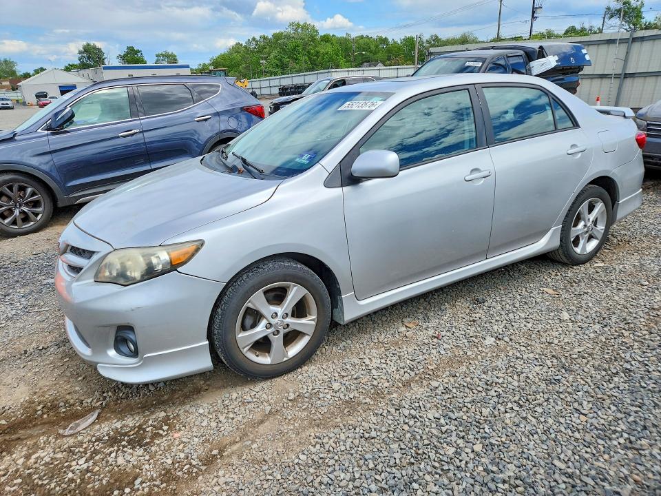 2011 Toyota Corolla VIN 2T1BU4EE0BC653509 COPART salvage auction — SIDE, Nj - Cert Of Title-Salvage, sold $2,550 on 2026-07-02 (photo 1)