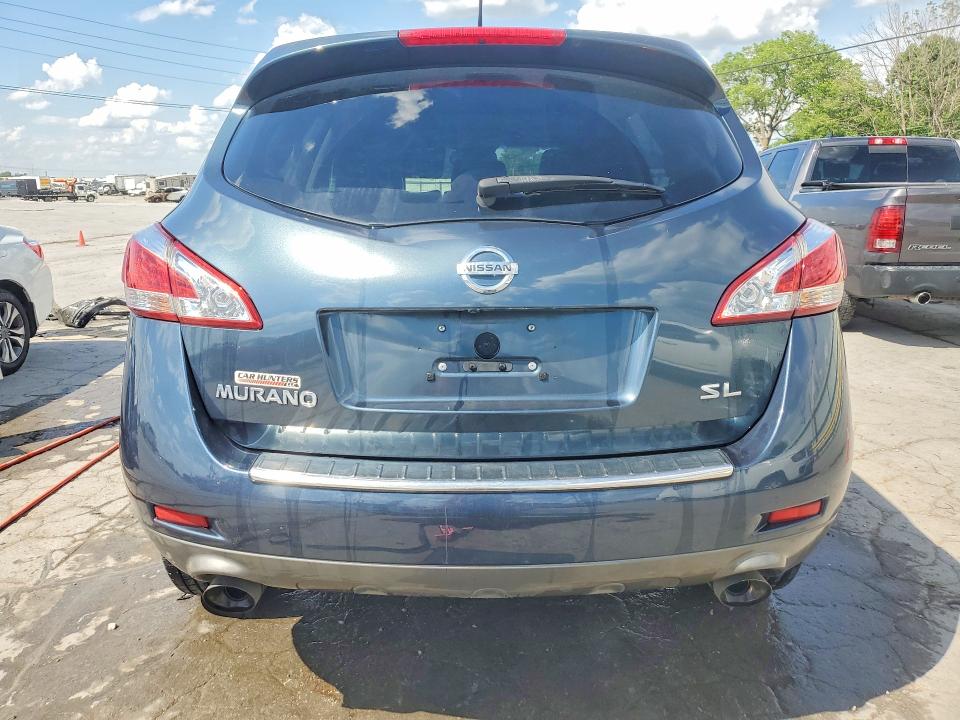 2014 Nissan Murano VIN JN8AZ1MU2EW412328 COPART salvage auction — FRONT END, Tn - Salvage Certificate, sold $1,250 on 2026-07-27 (photo 6)