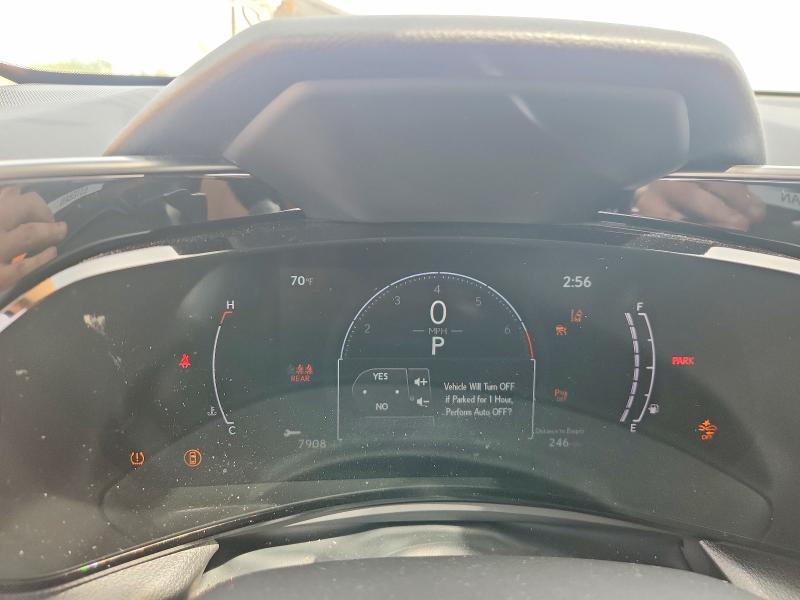 2025 Lexus VIN JTJGGCEZ8S2019175 COPART salvage auction — FRONT END, Id - Salvage Certificate Of Title, sold $9,300 on 2026-07-30 (photo 9)