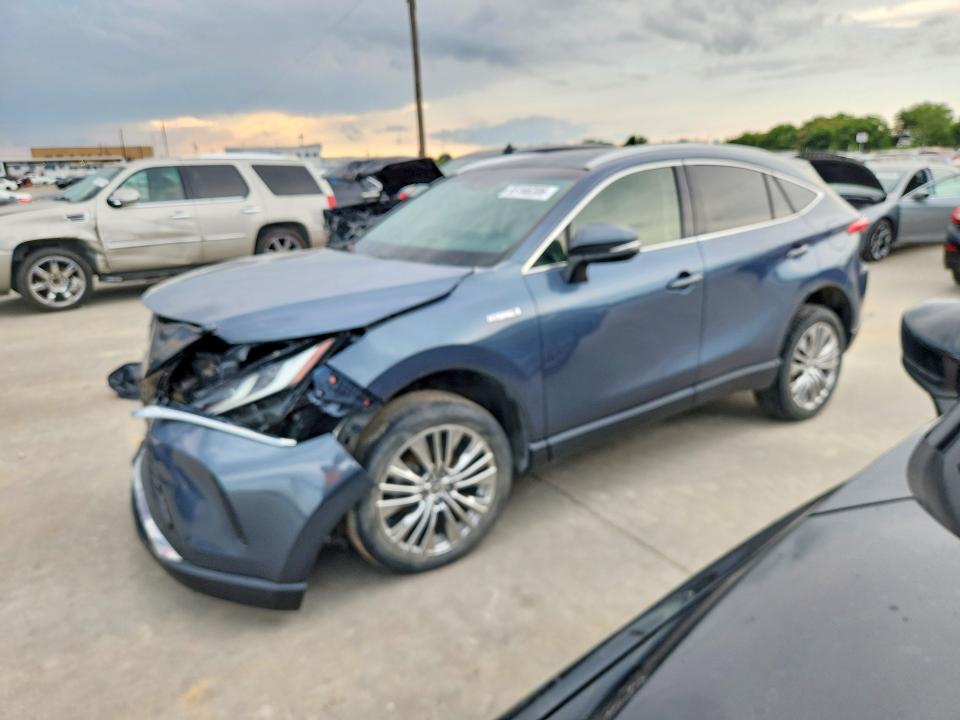 2021 Toyota Venza VIN JTEAAAAH8MJ025574 COPART salvage auction — FRONT END, Tx - Salvage Vehicle Title, sold $8,300 on 2026-07-06 (photo 1)
