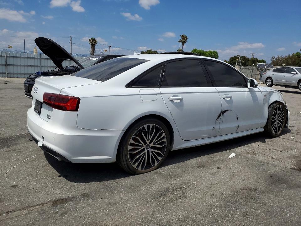 2018 Audi A6 VIN WAUG3AFC0JN007240 COPART salvage auction — FRONT END, Ca - Dis/Dlr/Exp Only Salvage Cert, sold $4,300 on 2026-07-30 (photo 3)
