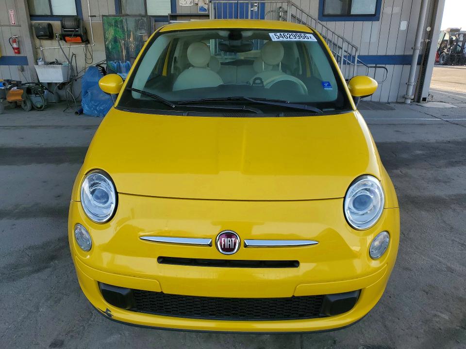 2017 Fiat 500 VIN 3C3CFFKR8HT503000 COPART salvage auction — FRONT END, Ca - Salvage Certificate, sold $1,550 on 2026-07-02 (photo 5)