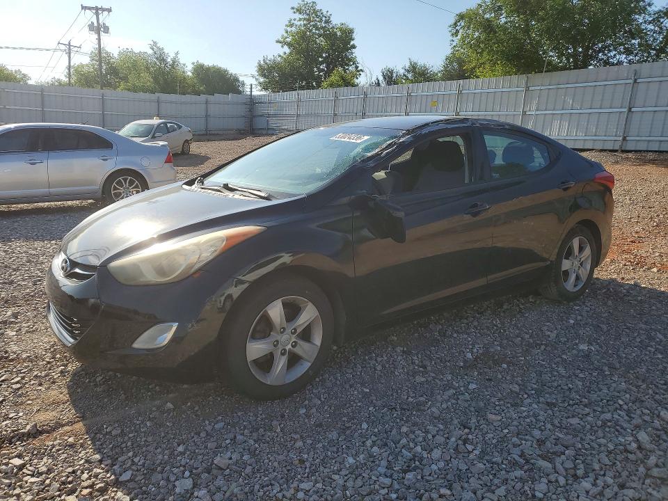 2013 Hyundai Elantra VIN KMHDH4AE4DU755447 COPART salvage auction — ROOF, Ok - Cert Of Title-Salvage, sold $175 on 2026-07-16 (photo 1)