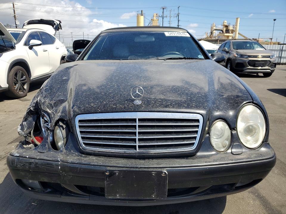 1999 Mercedes-benz Clk-klasse VIN WDBLK65G5XT008635 COPART salvage auction — FRONT END, Ca - Salvage Certificate, sold $225 on 2026-07-13 (photo 5)
