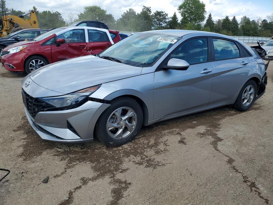 2021 Hyundai VIN 5NPLL4AGXMH016660 COPART salvage auction — REAR END, Il - Salvage Certificate, sold $3,750 on 2026-07-09 (photo 1)