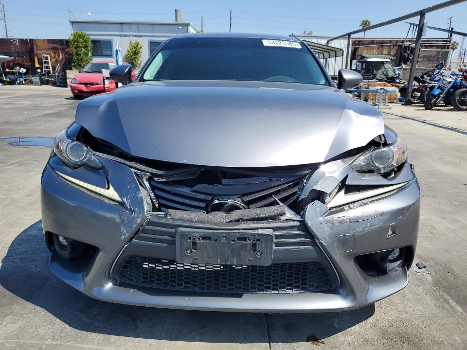 2016 Lexus Is VIN JTHBA1D24G5007388 COPART salvage auction — FRONT END, Ca - Salvage Certificate, sold $3,800 on 2026-07-06 (photo 5)