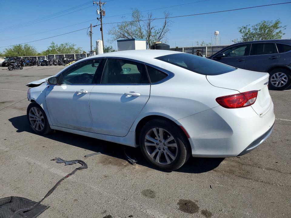 2015 Chrysler 200 VIN 1C3CCCAB4FN580150 COPART salvage auction — FRONT END, Tx - Salvage Vehicle Title, sold $375 on 2026-07-17 (photo 2)