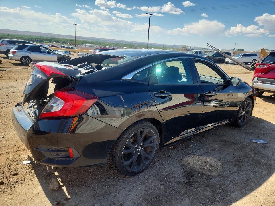 2021 Honda Civic VIN 2HGFC2F87MH503716 COPART salvage auction — REAR END, NM - CERT OF TITLE-SALVAGE, sold $4,600 on 2026-07-02 (photo 3)