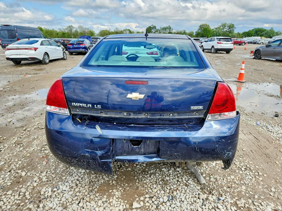 2008 Chevrolet Impala VIN 2G1WB58K189174628 COPART salvage auction — REAR END, OH - CERT OF TITLE-SALVAGE, sold $275 on 2026-07-02 (photo 6)
