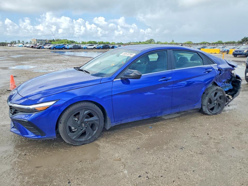 2026 Hyundai Elantra VIN KMHLS4DG3TU114668 COPART salvage auction — REAR END, Fl - Cert Of Title Slvg Rebuildable, sold $7,100 on 2026-07-15 (photo 1)
