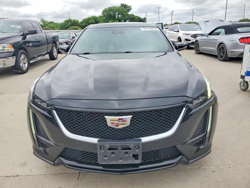 2022 Cadillac Ct5 VIN 1G6DP5RK6N0128302 COPART salvage auction — FRONT END, Tx - Salvage Vehicle Title, sold $12,100 on 2026-07-23 (photo 5)