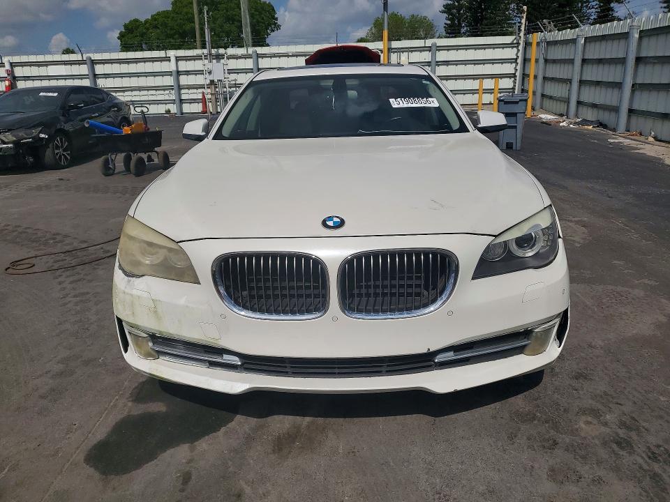 2012 BMW 7 series VIN WBAKB4C5XCC576017 COPART salvage auction — MECHANICAL, Fl - Cert Of Title-Rebuilt, sold $300 on 2026-07-08 (photo 5)