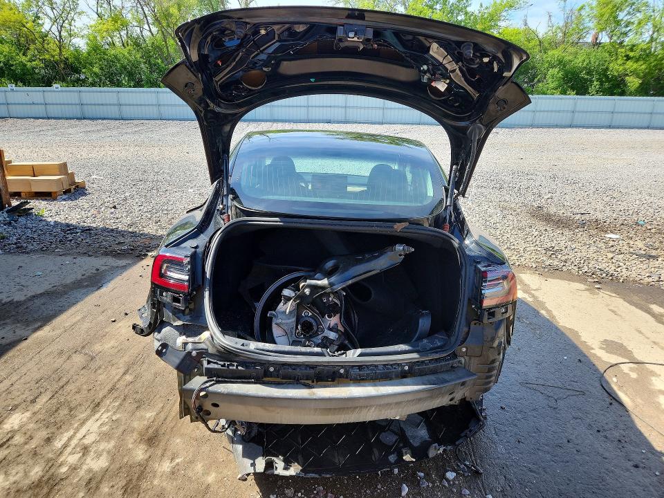 2019 Tesla Model 3 VIN 5YJ3E1EA2KF189972 COPART salvage auction — REAR END, Wi - Certificate Of Title, sold $2,000 on 2026-07-13 (photo 6)
