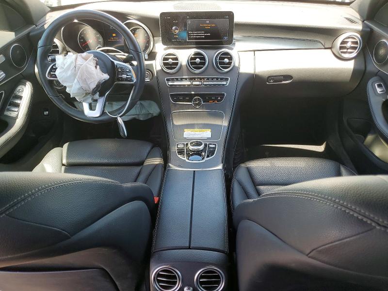 2020 Mercedes-benz C-klasse VIN WDDWF8DB2LR558859 COPART salvage auction — FRONT END, Ca - Salvage Certificate, sold $6,100 on 2026-08-17 (photo 8)
