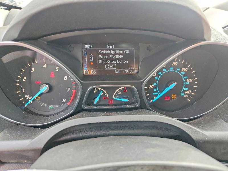 2016 Ford Escape VIN 1FMCU0J90GUC34801 COPART salvage auction — FRONT END, La - Cert Of Title-Salvage, sold $400 on 2026-07-02 (photo 9)