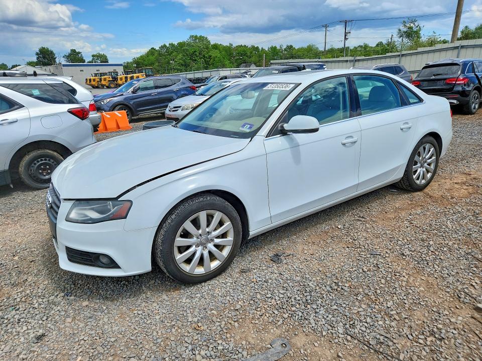 2012 Audi A4 VIN WAUBFAFL0CN019506 COPART salvage auction — FRONT END, Nj - Cert Of Title-Salvage, sold $475 on 2026-07-19 (photo 1)
