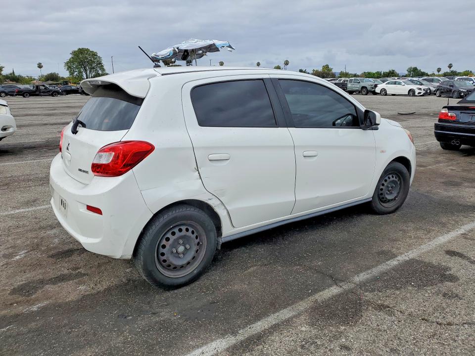 2017 Mitsubishi Mirage VIN ML32A3HJ0HH004019 COPART salvage auction — SIDE, Ca - Salvage Certificate, sold $900 on 2026-07-28 (photo 3)