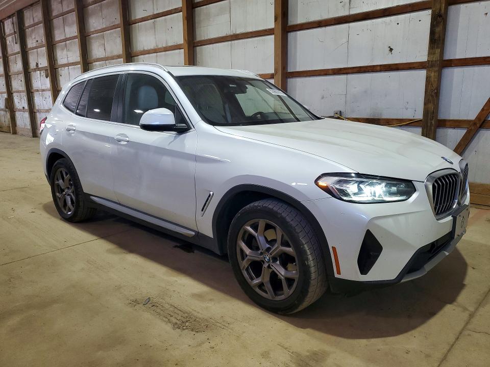 2022 BMW X3 VIN WBX57DP01NN154485 COPART salvage auction — HAIL, OH - CERT OF TITLE-SALVAGE, sold $12,800 on 2026-08-03 (photo 4)
