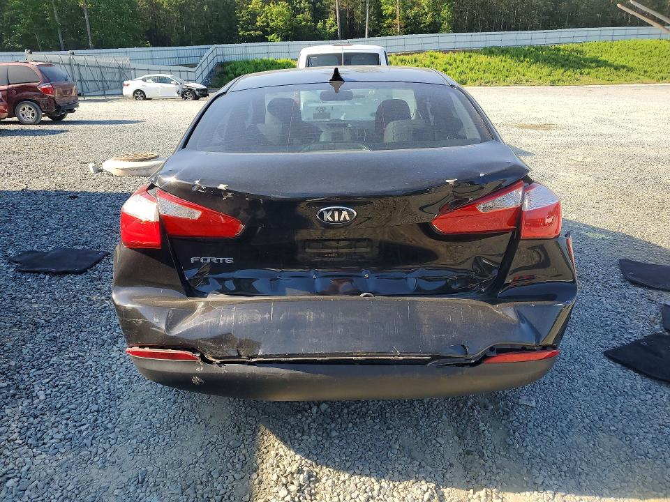 2016 Kia Forte VIN KNAFK4A65G5536483 COPART salvage auction — REAR END, Nc - Salvage Certificate Of Title, sold $1,250 on 2026-07-16 (photo 6)