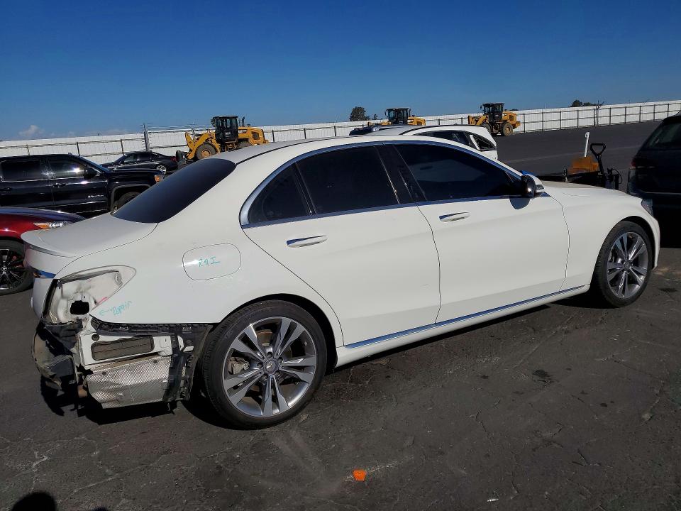 2016 Mercedes-benz C-klasse VIN 55SWF4JB8GU122096 COPART salvage auction — REAR END, Ca - Salvage Certificate, sold $4,300 on 2026-07-02 (photo 3)