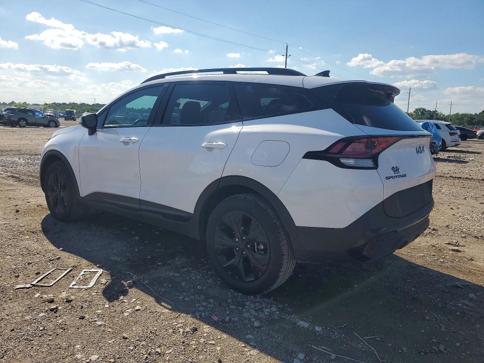 2025 Kia Sportage VIN 5XYK6CDFXSG288517 COPART salvage auction — HAIL, TX - CERTIFICATE OF TITLE, sold $7,200 on 2026-07-30 (photo 2)