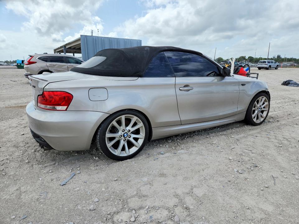 2010 BMW 1 series VIN WBAUN9C54AVK41771 COPART salvage auction — FRONT END, Fl - Cert Of Title Slvg Rebuildable, sold $325 on 2026-07-21 (photo 3)