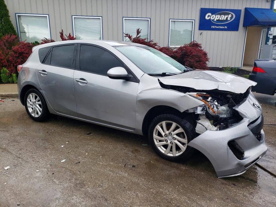 2012 Mazda 3 VIN JM1BL1M71C1678820 COPART salvage auction — FRONT END, In - Certificate Of Title, sold $125 on 2026-07-30 (photo 4)